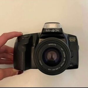 Minolta Maxxum Panorama Elite Black Camera